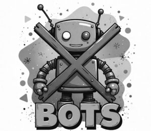 deny robot illustration